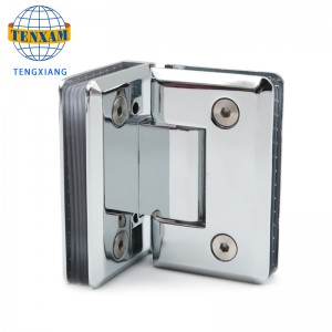 Лучшие продажи 90 градусов стекла до стеклянного душевой душевой дверной шарнир