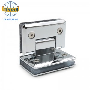 90 градусов Шока стеклянная дверь шарнир из нержавеющей стали