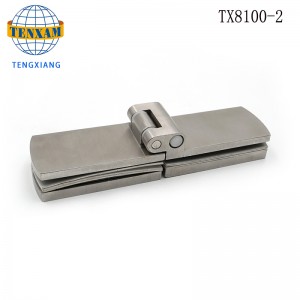 Оборудование для ванной комнаты Сверхмощные Длинные складные 180 градусов Душ Душ Стекло к стеклу Свободный шарнир