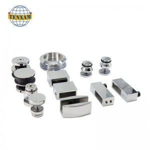 Стеклянные дверные дверные витрины из нержавеющей стали.