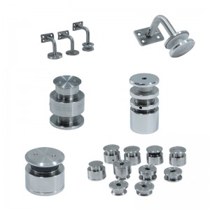 Аксессуары для перил из нержавеющей стали лестницы и балконные стеклянные аксессуары.